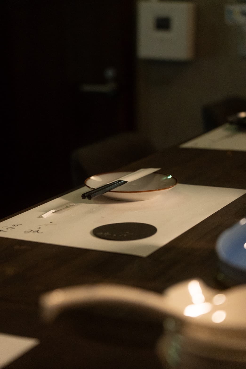 カウンターの風景